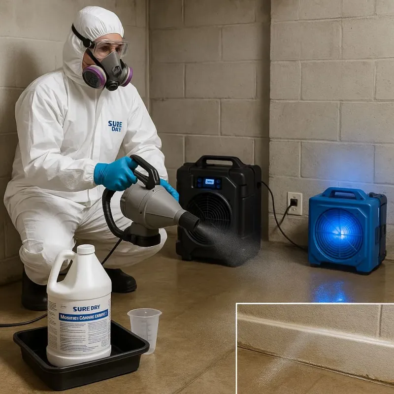 Sanitization and Odor Removal process in Saint Hedwig, TX