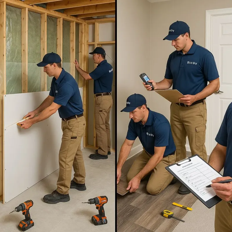 Repairs and Reconstruction process in Saint Hedwig, TX