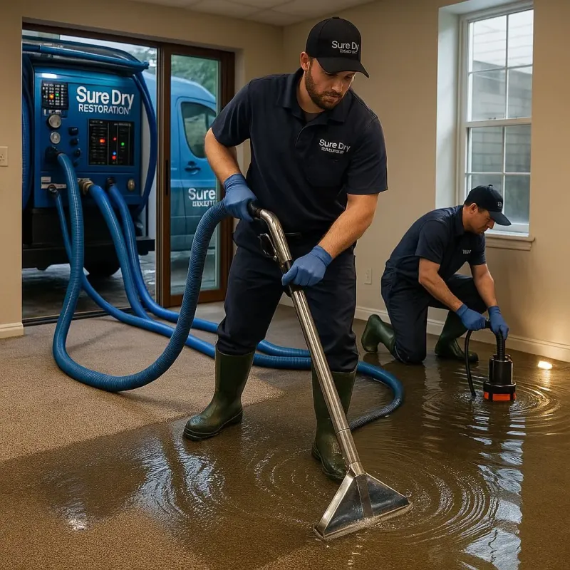 Water Extraction and Removal process in Saint Hedwig, TX